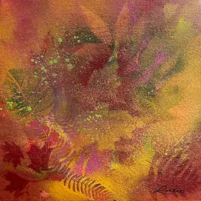 Folie d'automne, Acrylique sur toile de Lucie Rochon (Lucro)